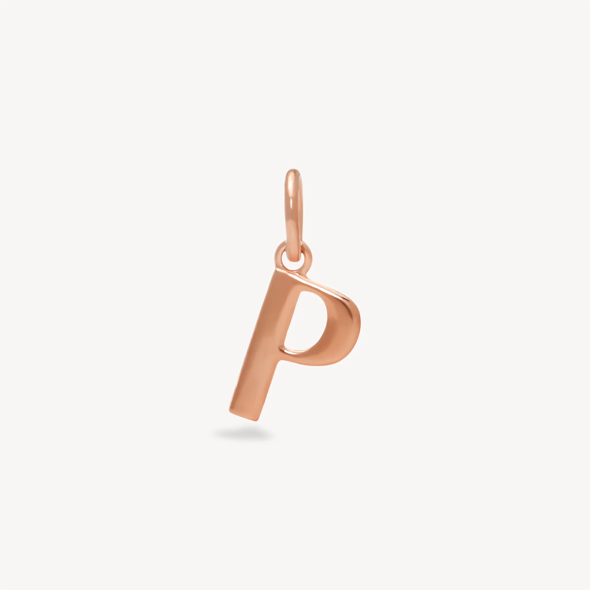 14k Rose Gold Vermeil Letter Necklace - Image 18