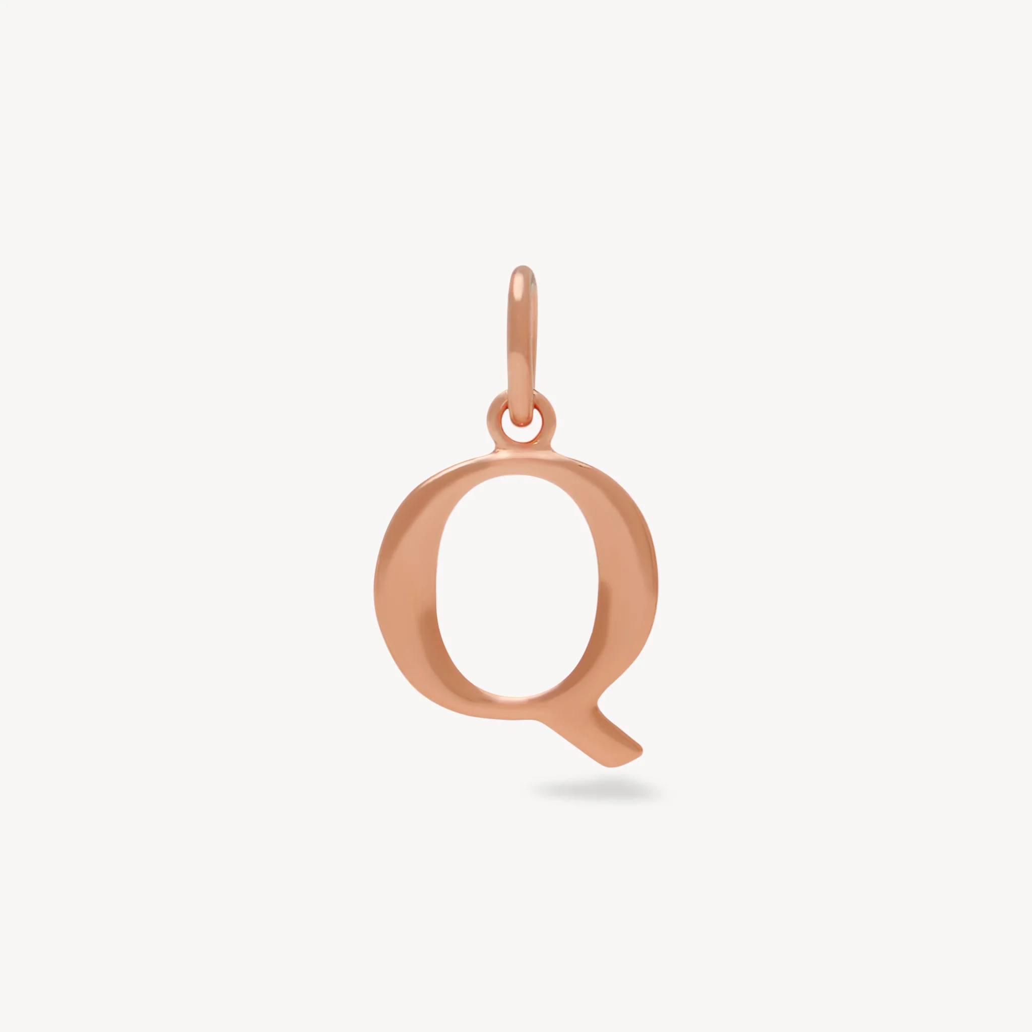 14k Rose Gold Vermeil Letter Necklace - Image 19