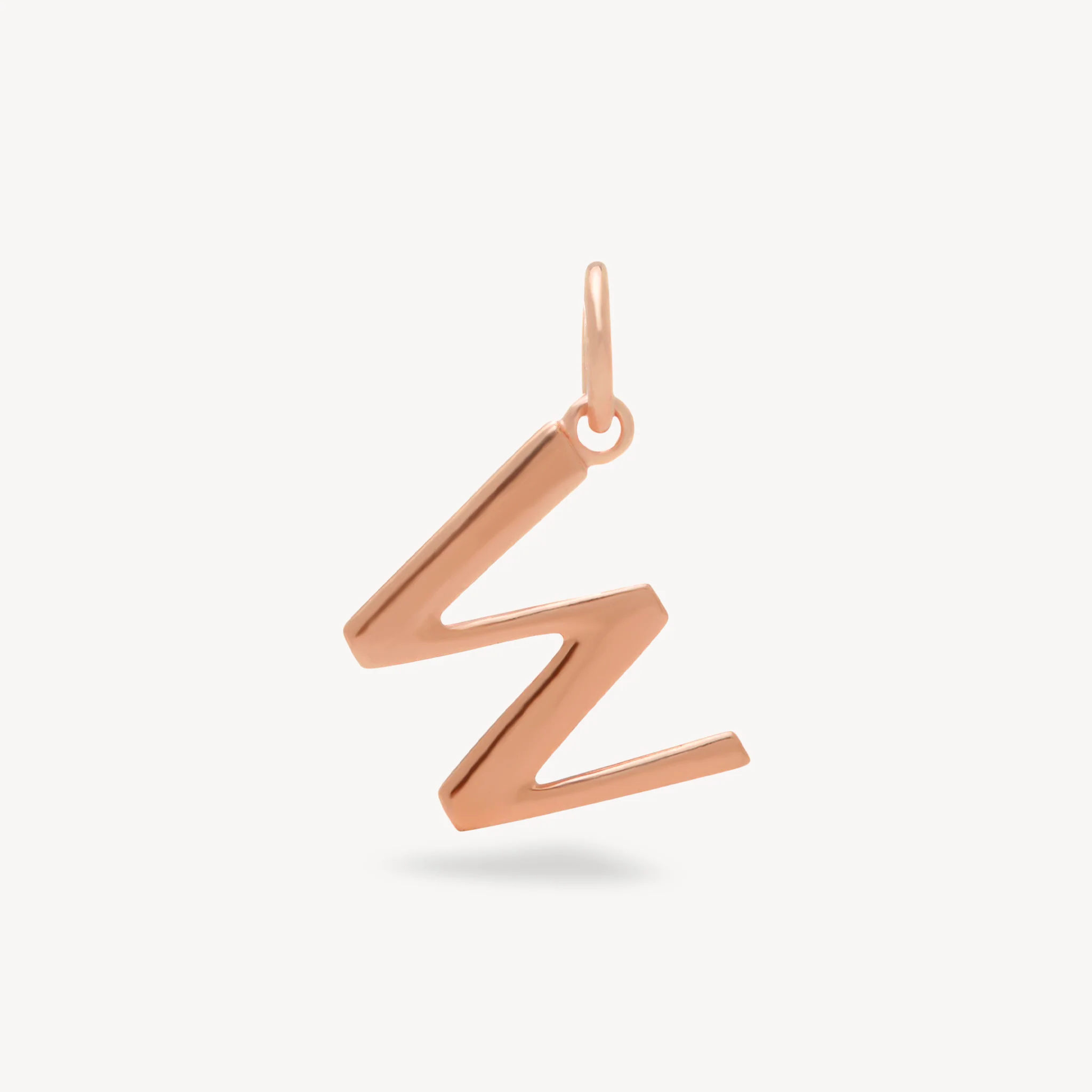 14k Rose Gold Vermeil Letter Necklace - Image 25
