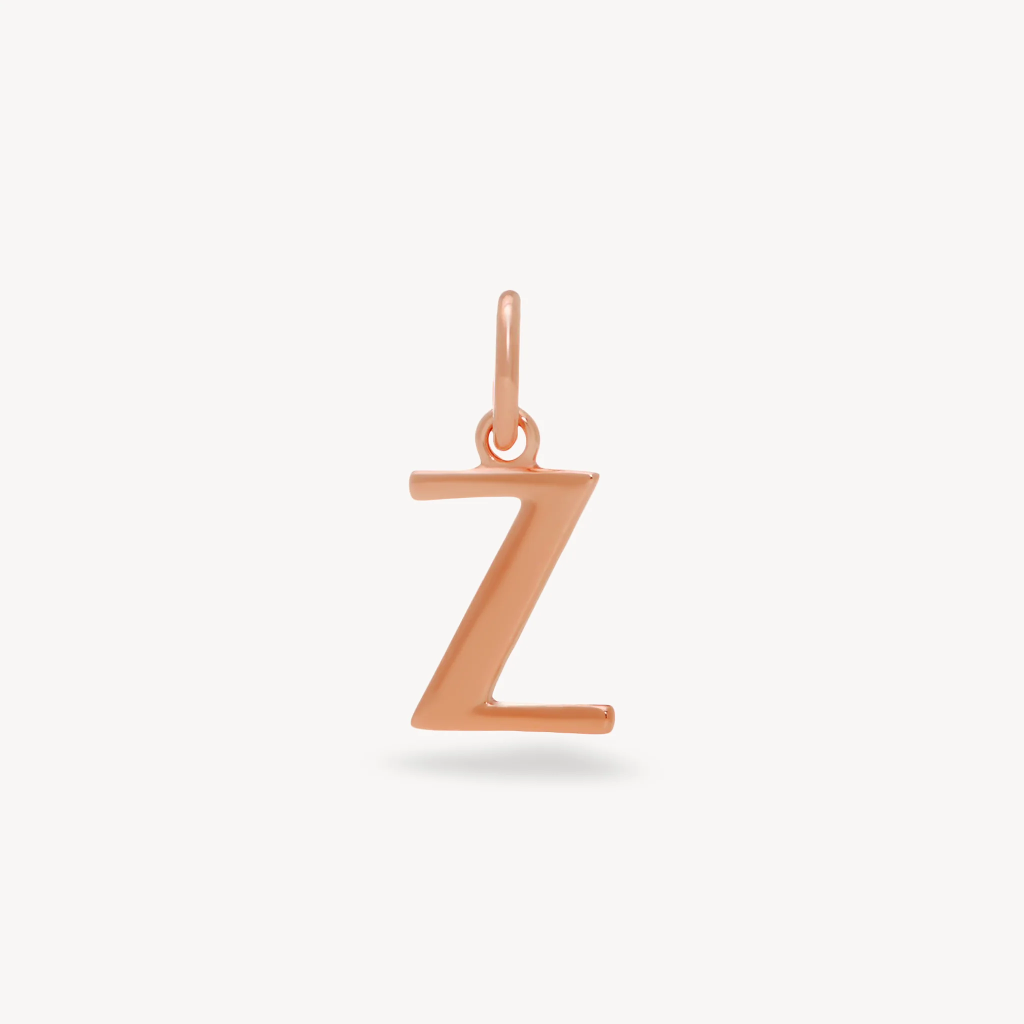 14k Rose Gold Vermeil Letter Necklace - Image 28