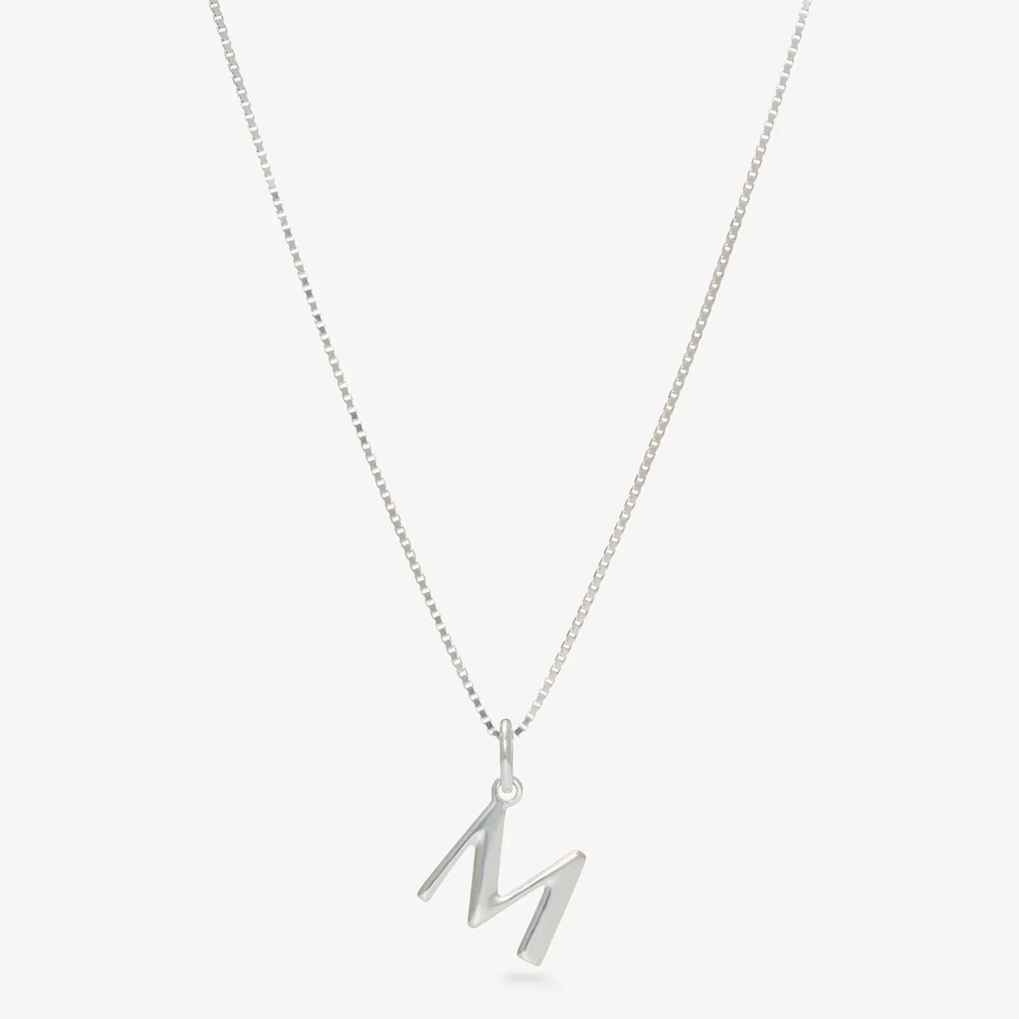 Sterling Silver Letter Necklace - Image 16
