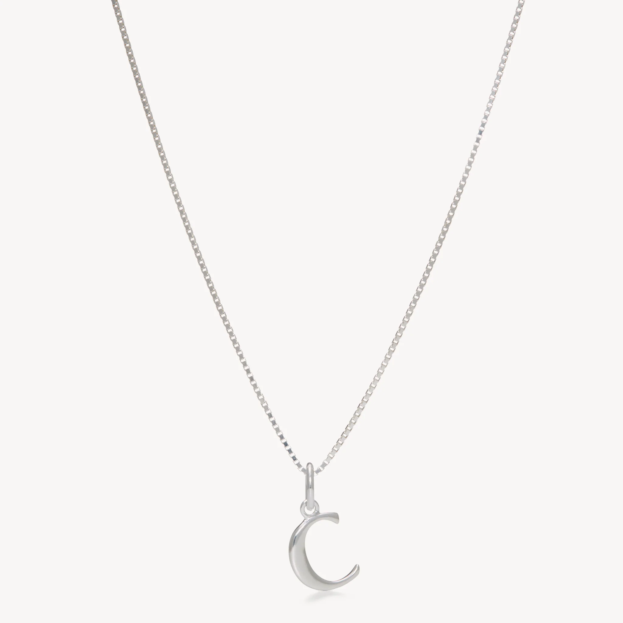 Sterling Silver Letter Necklace - Image 7