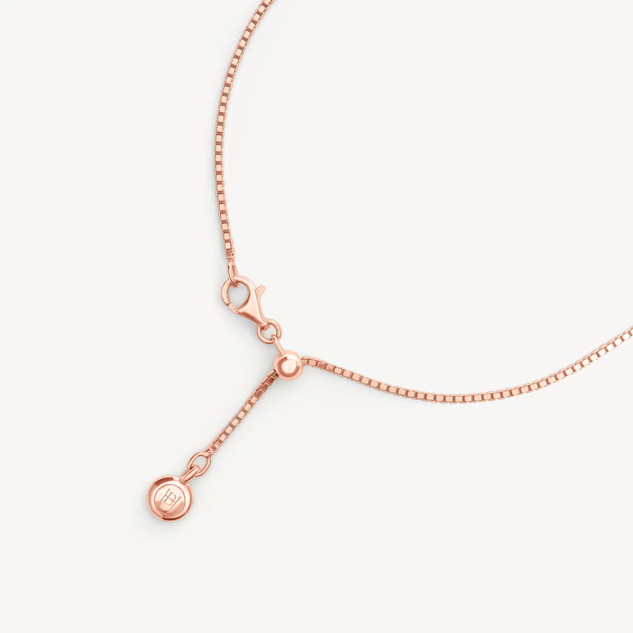 Box Chain Slider Necklace - Image 9