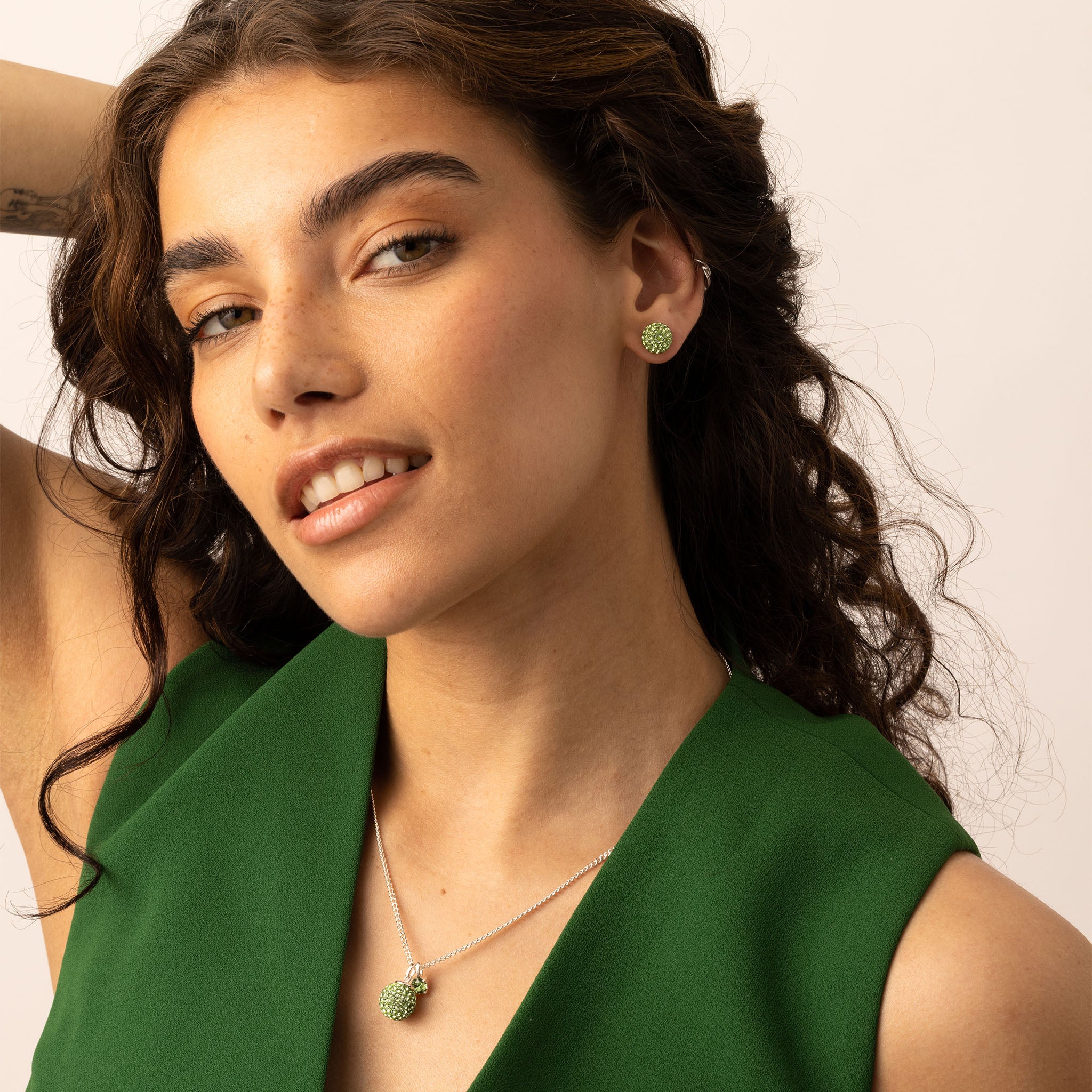 Small Birthstone Sparkle Ball™ Stud Earrings - Image 12