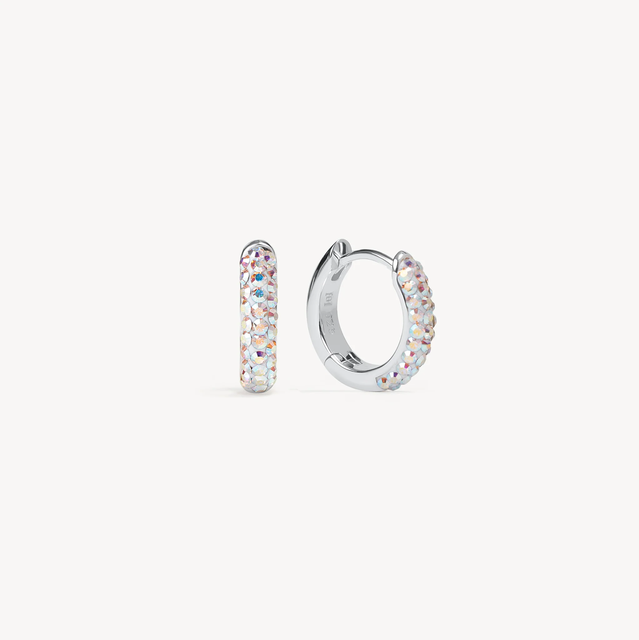 Always On Sparkle Hoop Earrings - Image 6