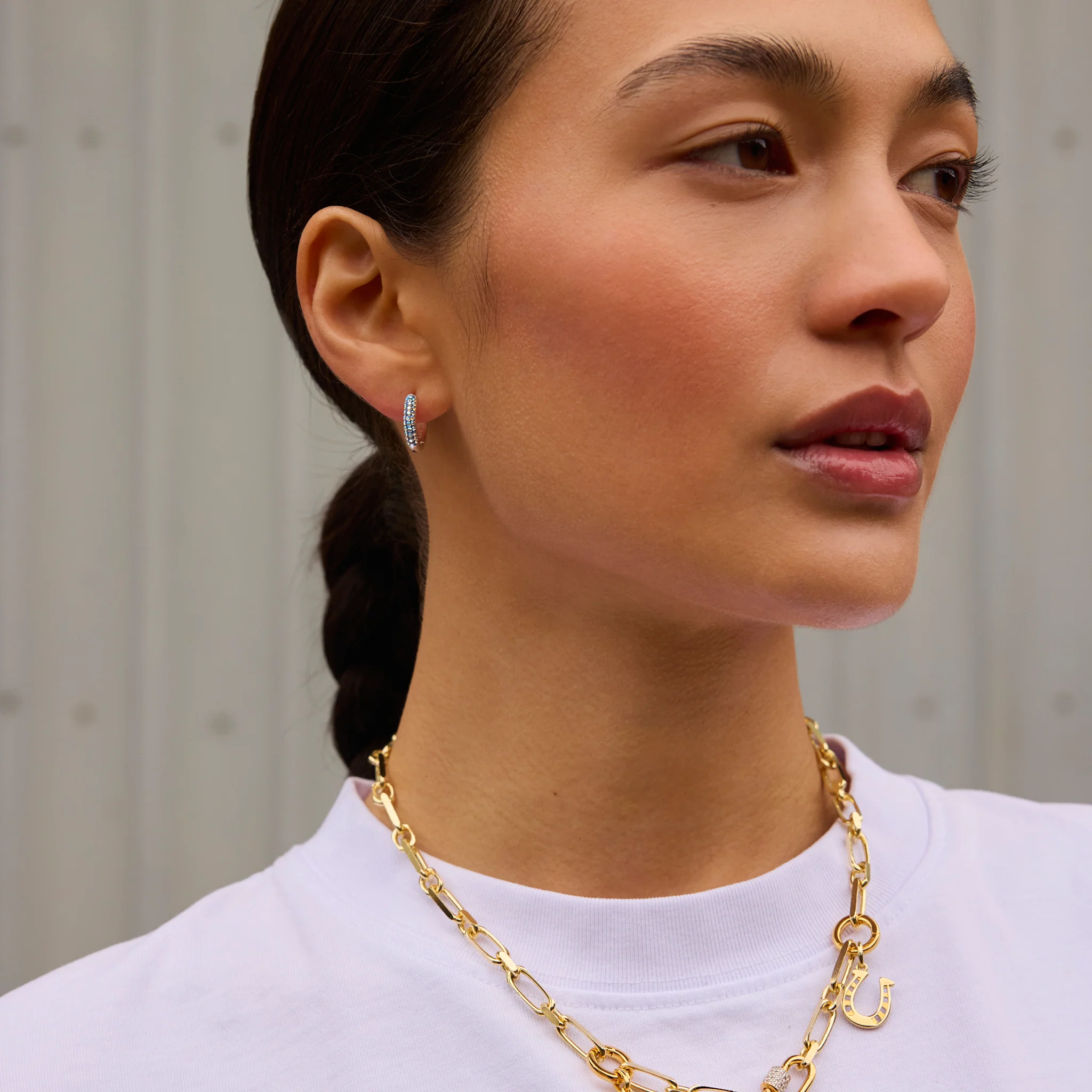 Always On Sparkle Hoop Earrings - Image 23