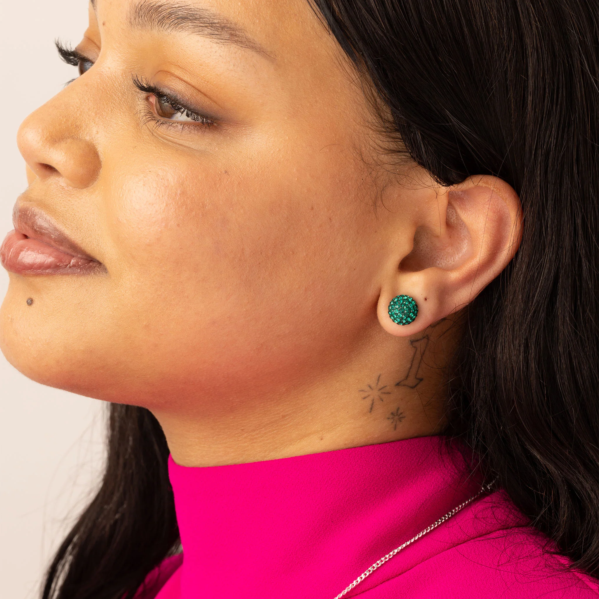 Medium Birthstone Sparkle Ball™ Stud Earrings - Image 9