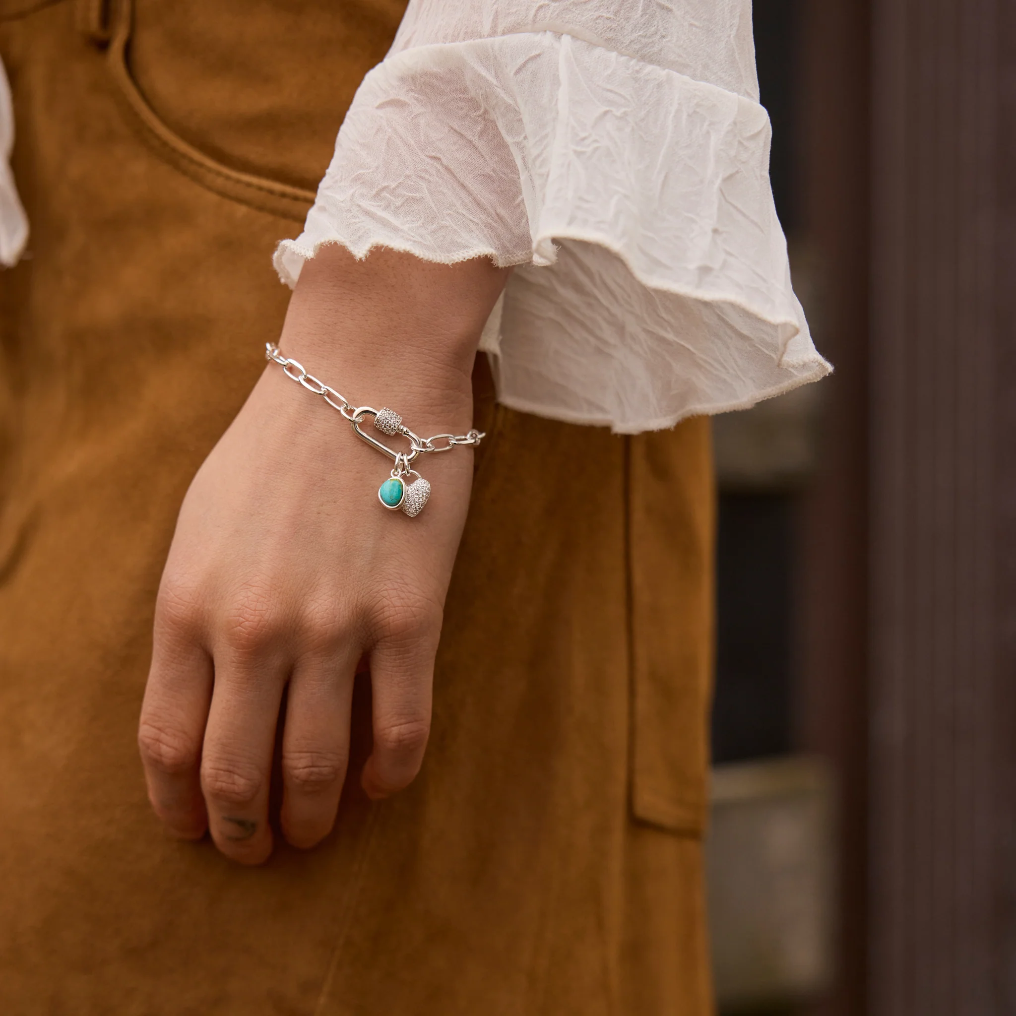 Clip Chain Charm Bracelet Base - Image 6
