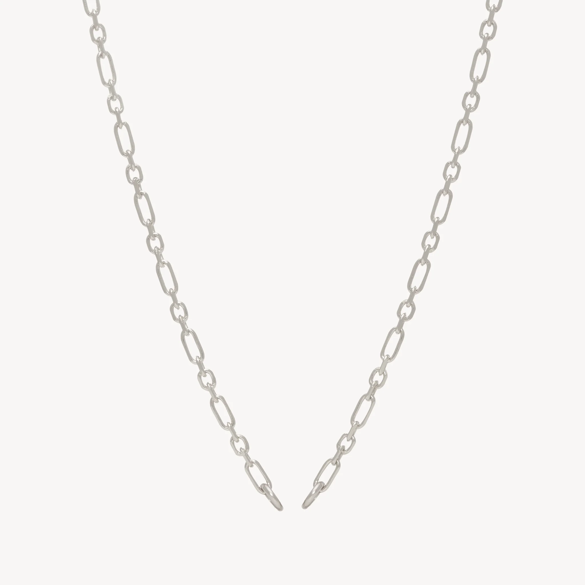 Figaro Chain Charm Necklace Base - Image 4
