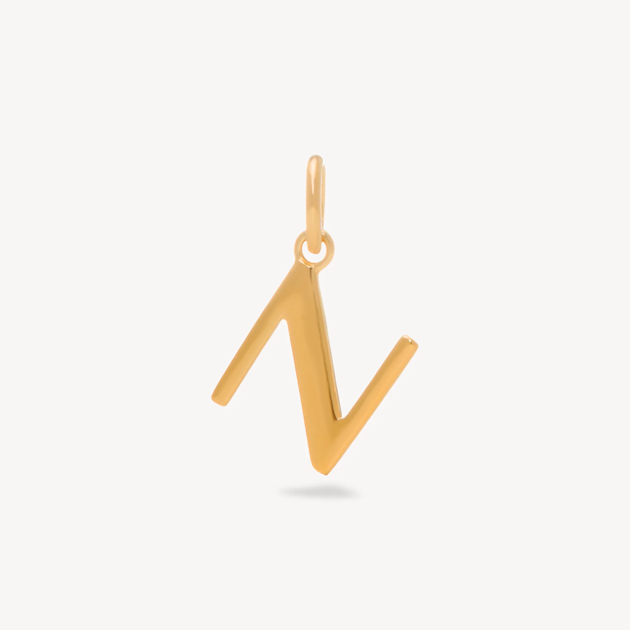 14k Gold Vermeil Letter Necklace - Image 16