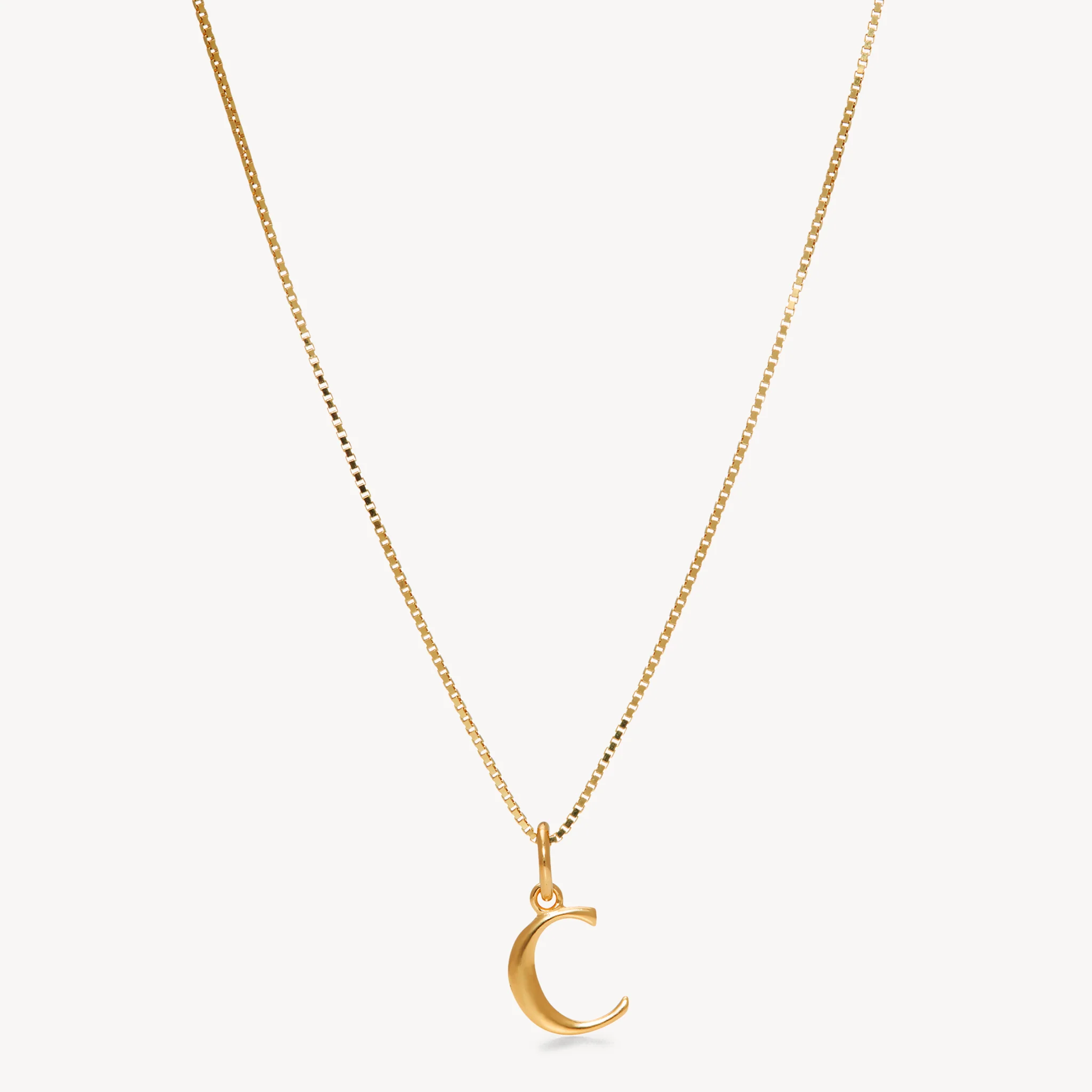 14k Gold Vermeil Letter Necklace - Image 5