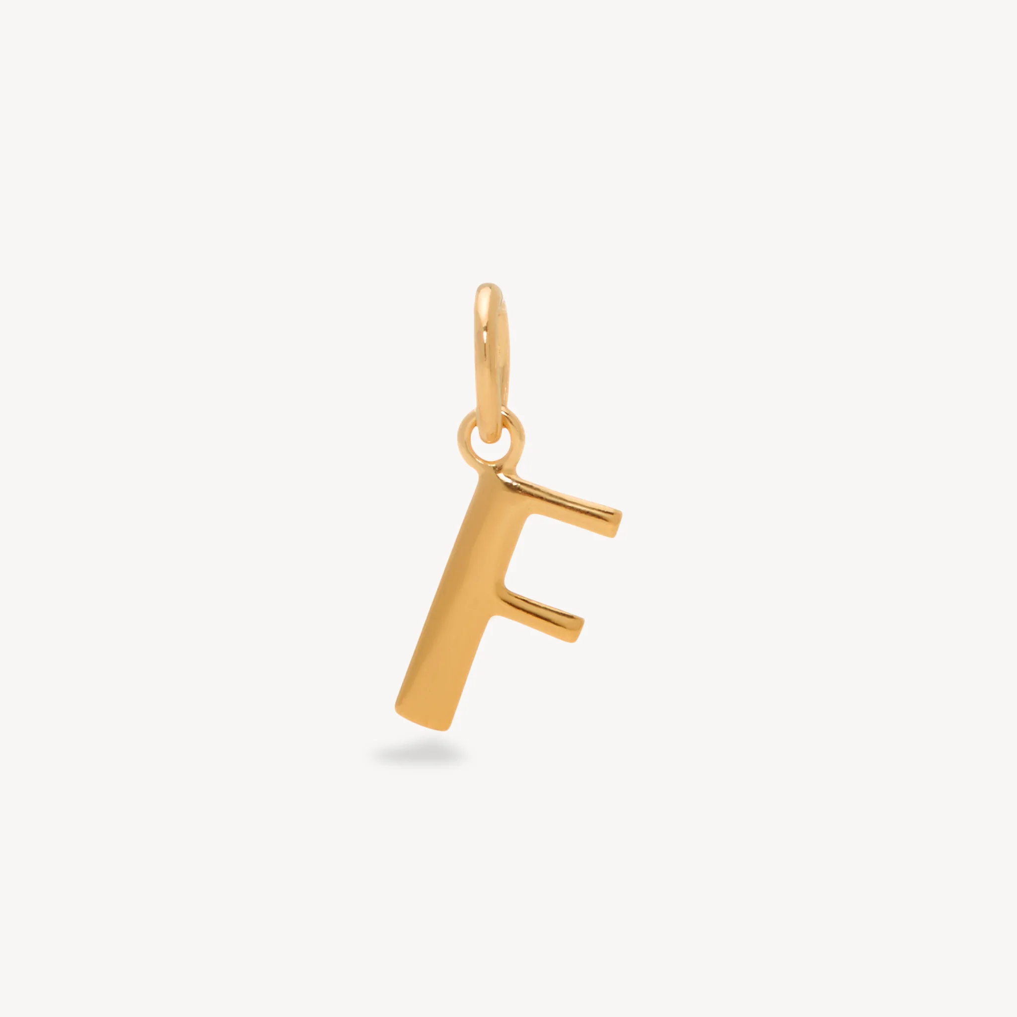 14k Gold Vermeil Letter Necklace - Image 8