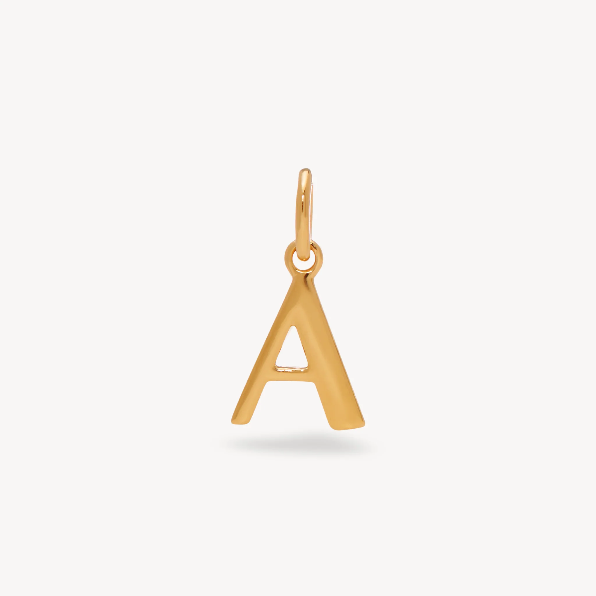 14k Gold Vermeil Letter Charm - Image 4