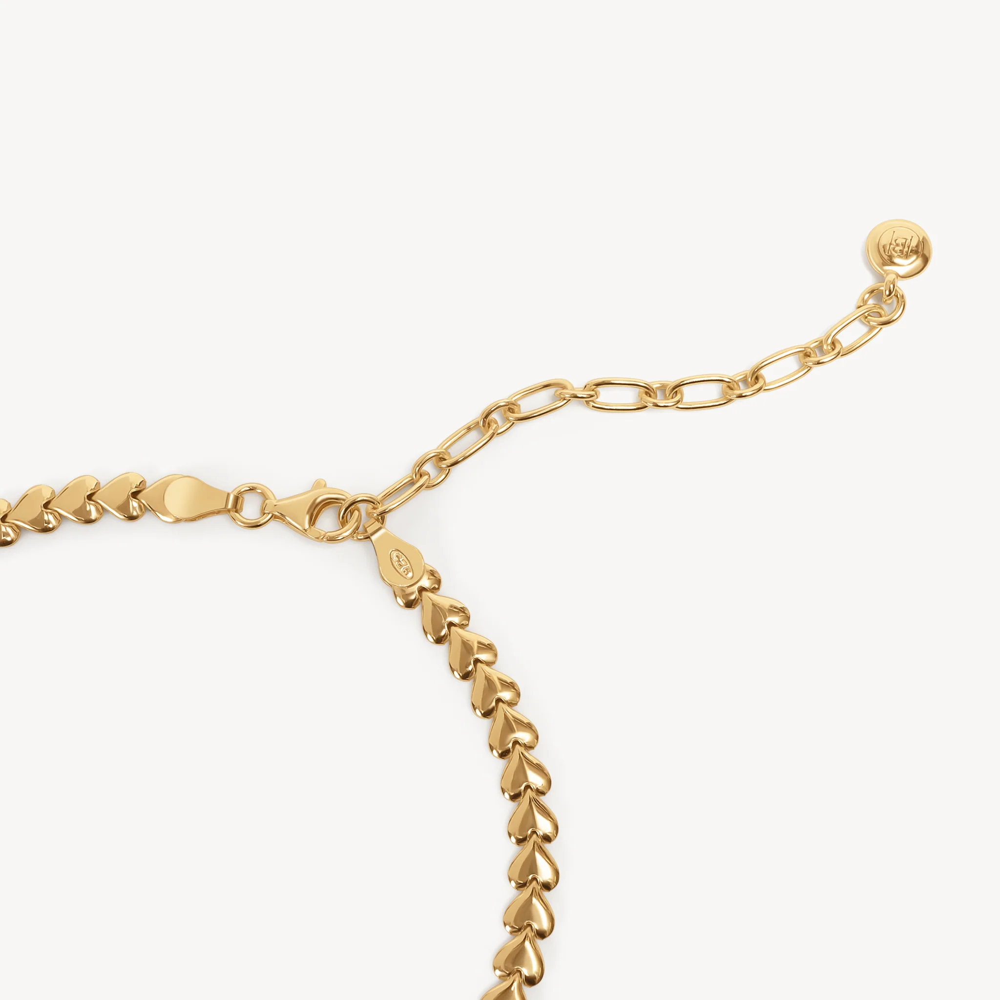 Heart String Chain Anklet - Image 3