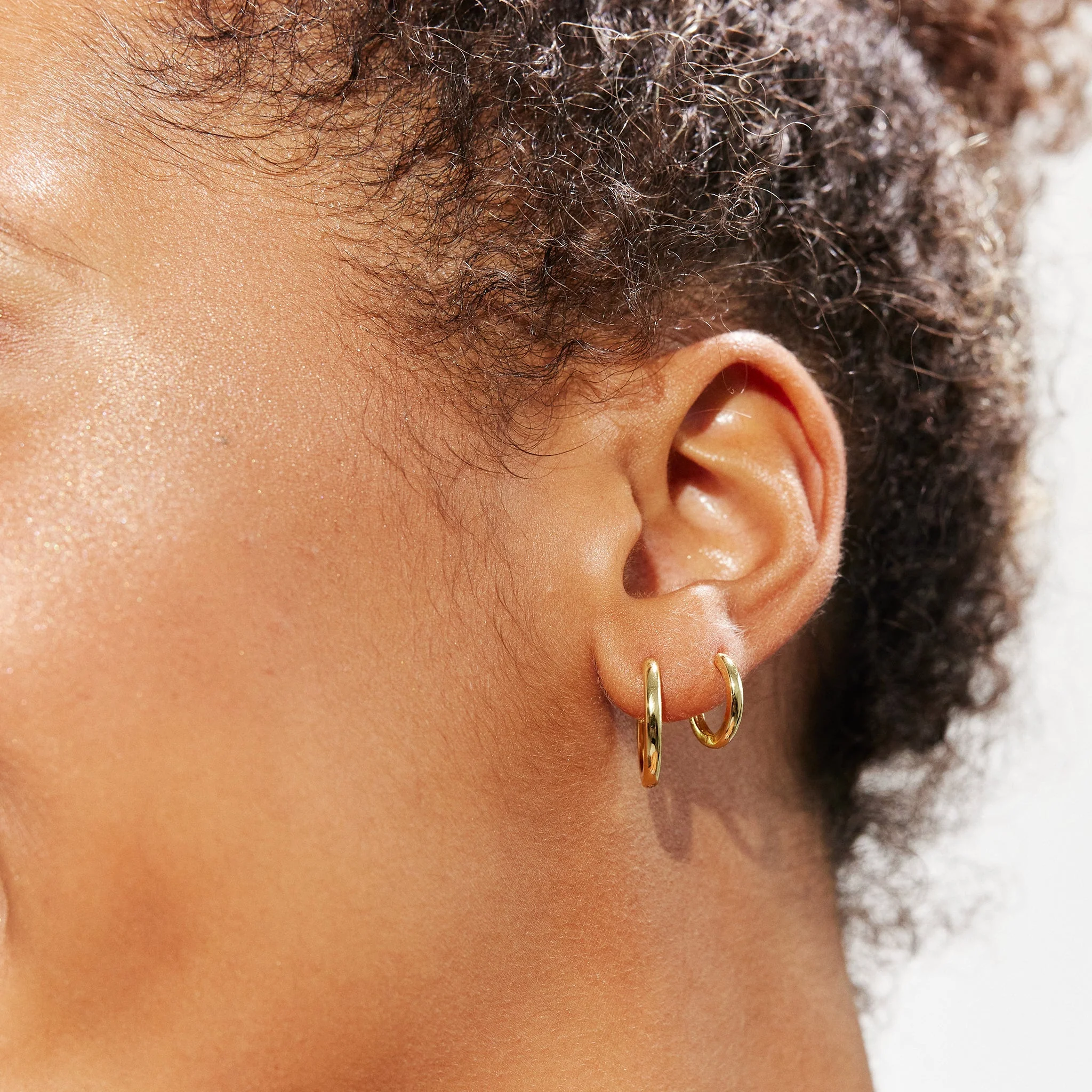 Small Hoop Earrings - Image 4