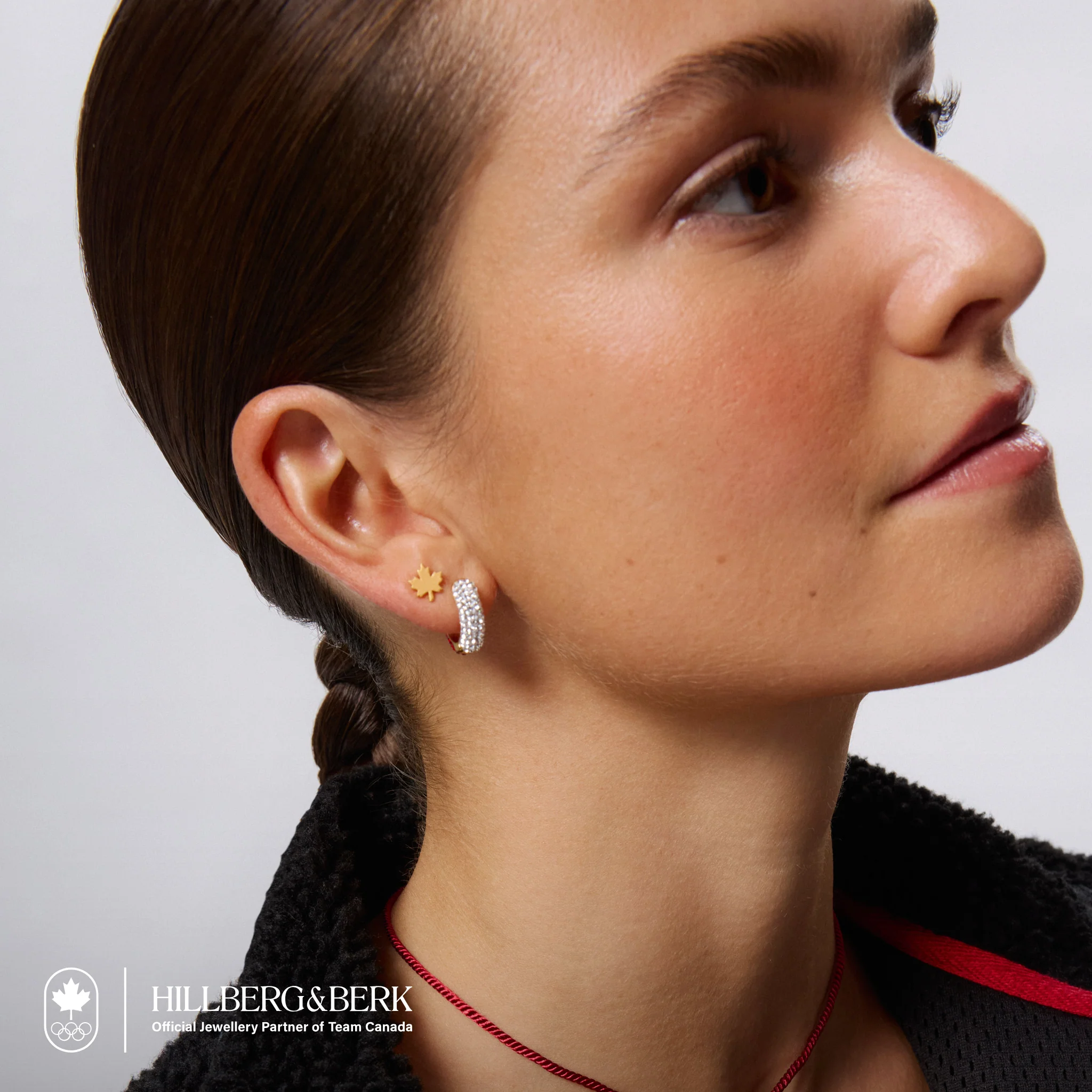 Maple Leaf Stud Earrings - Image 3