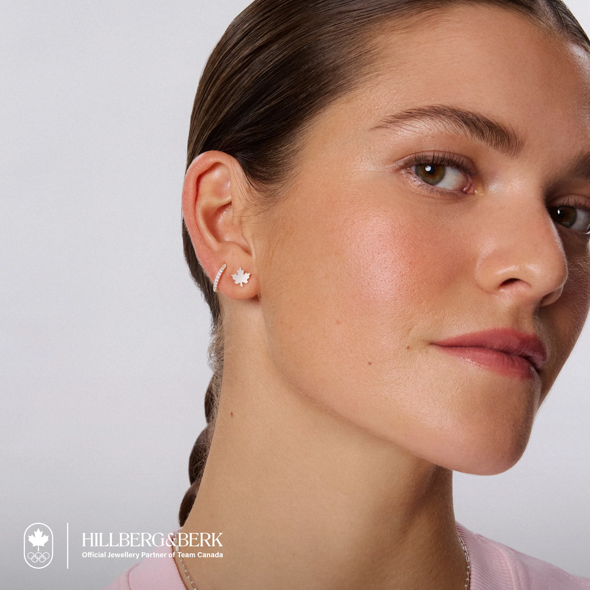 Maple Leaf Stud Earrings - Image 5