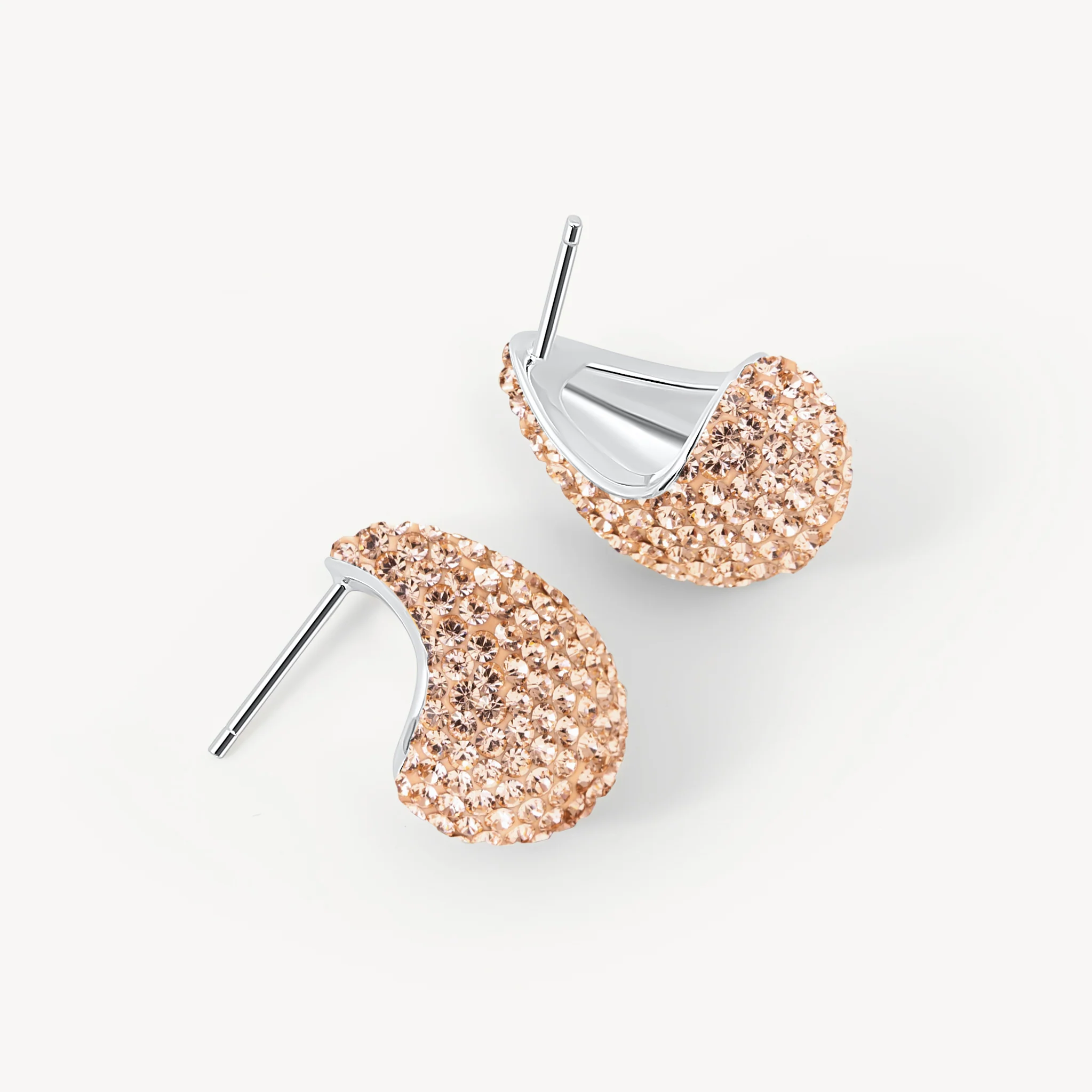 Mini Dream Puff Sparkle Stud Earrings - Image 6