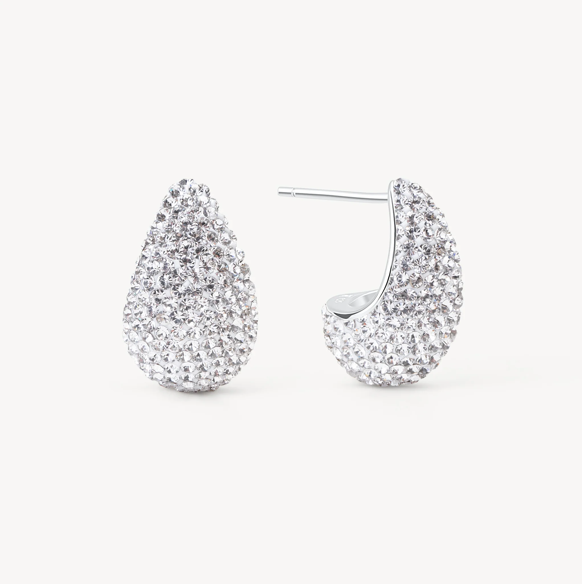 Mini Dream Puff Sparkle Stud Earrings - Image 7