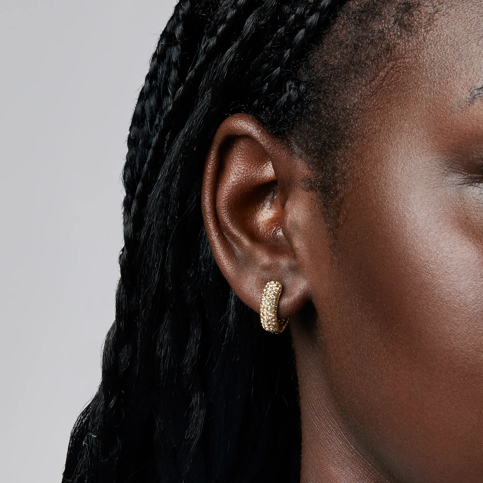 Small Sparkle Hoop Earrings - Image 15