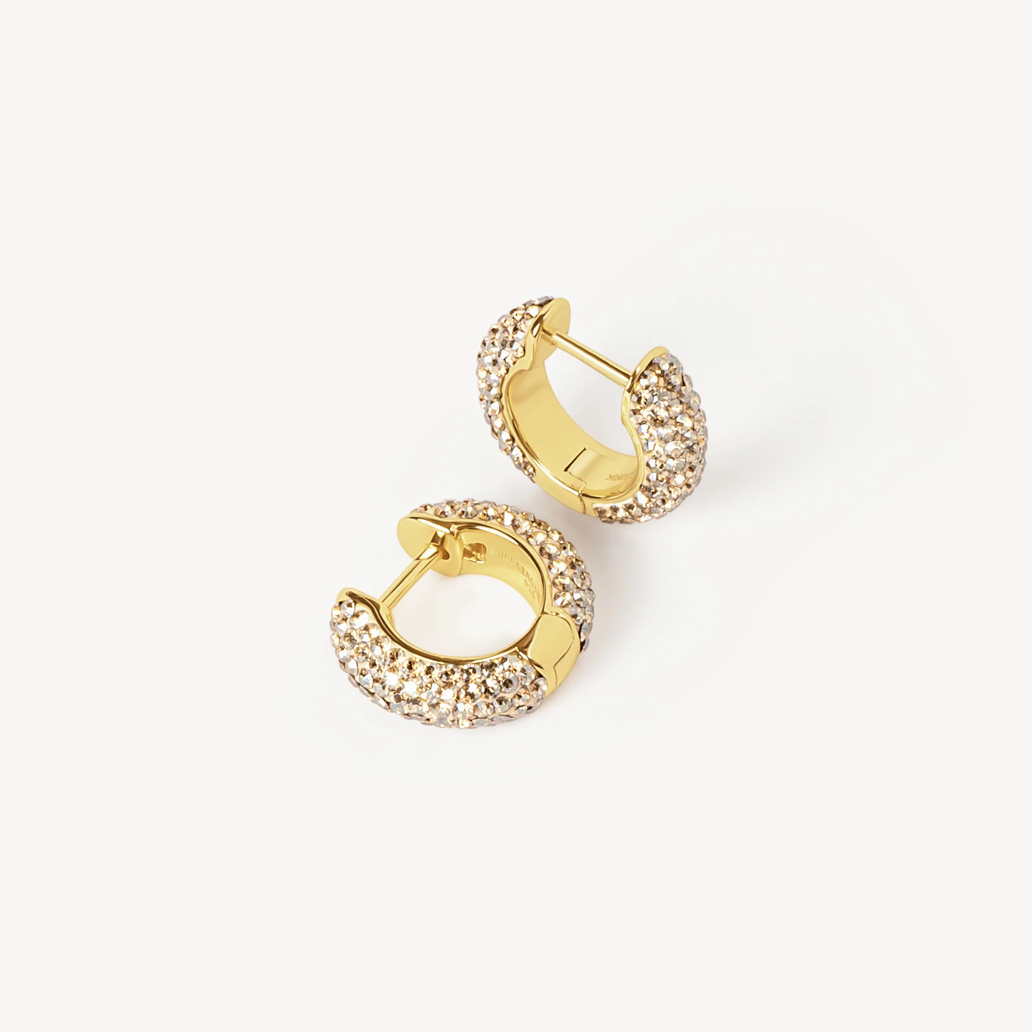 Small Sparkle Hoop Earrings - Image 16