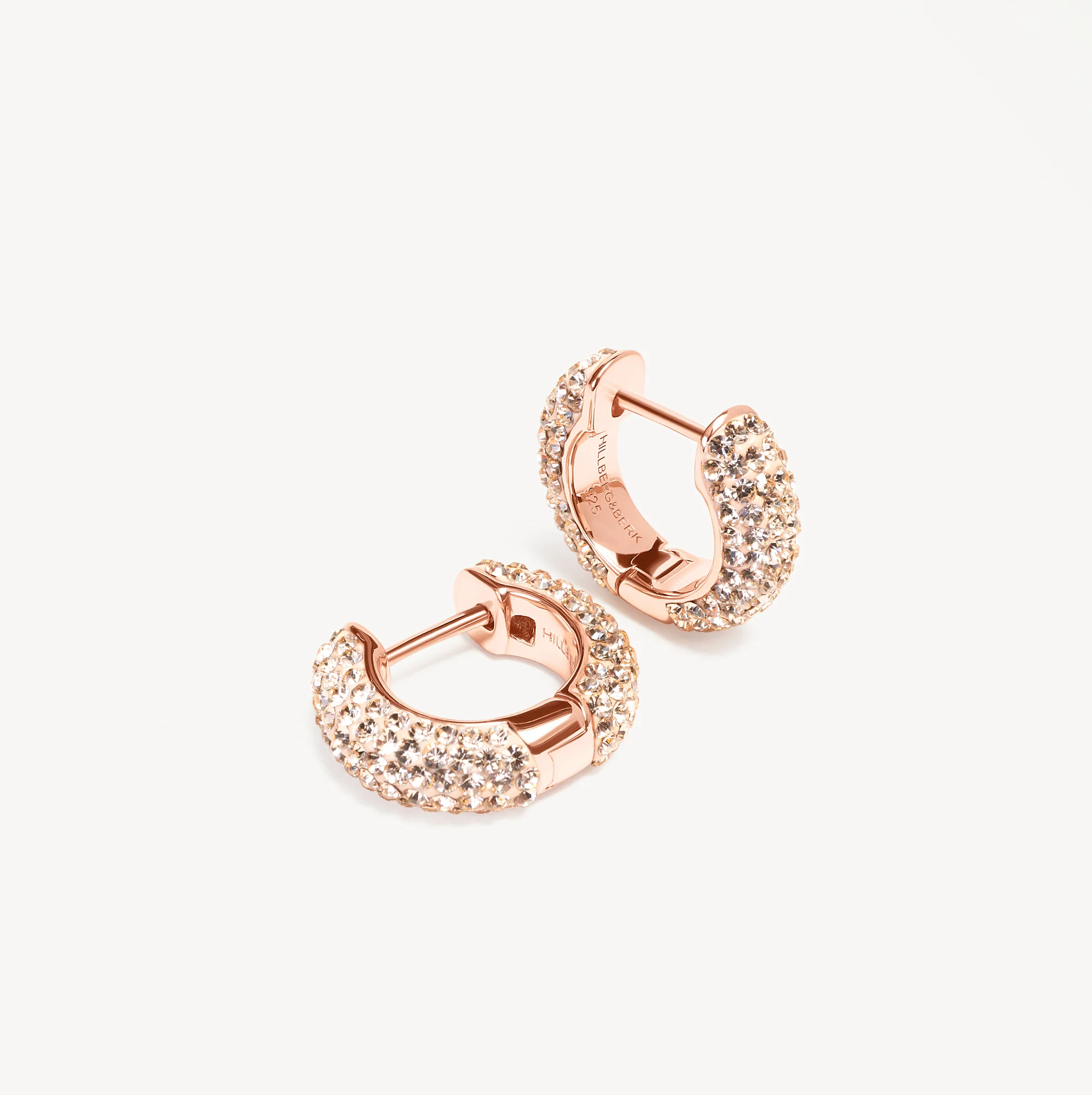 Small Sparkle Hoop Earrings - Image 4
