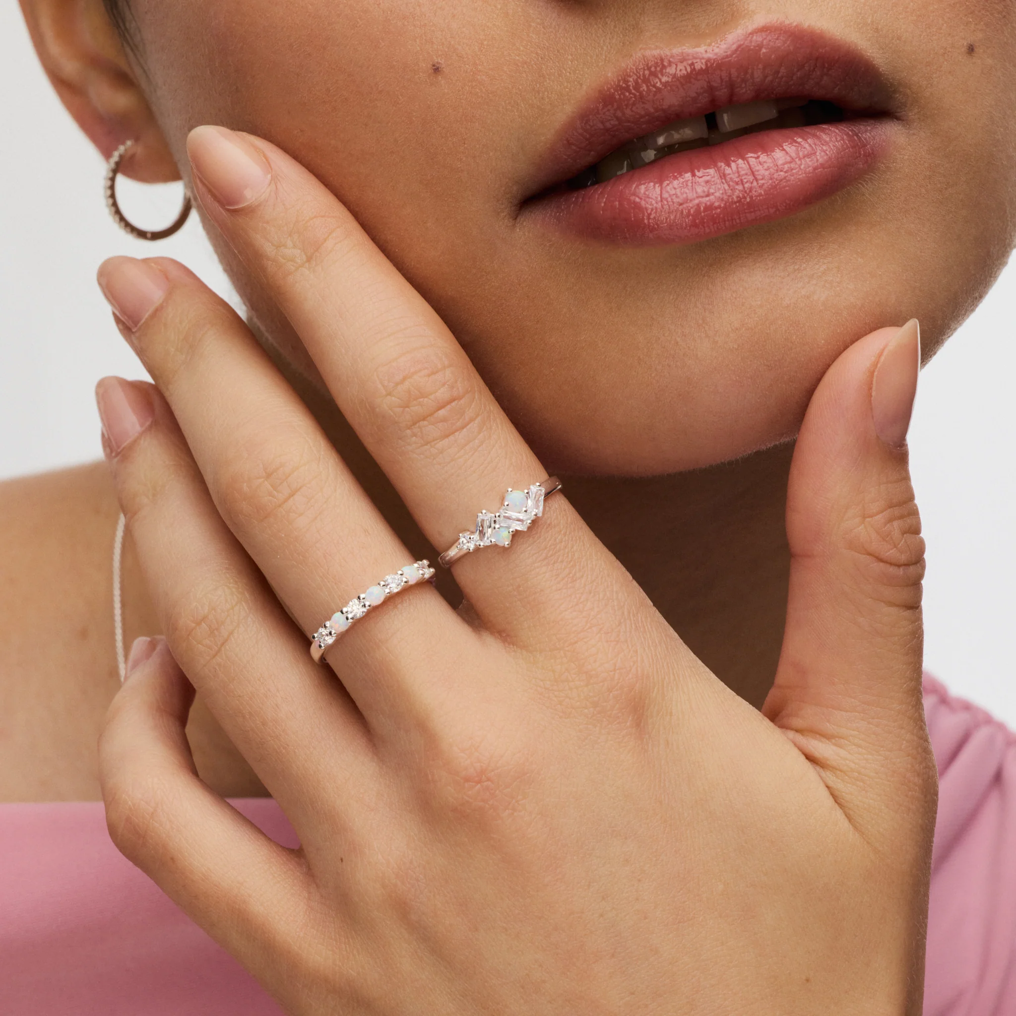 Lineup Opal Stacking Ring - Image 7