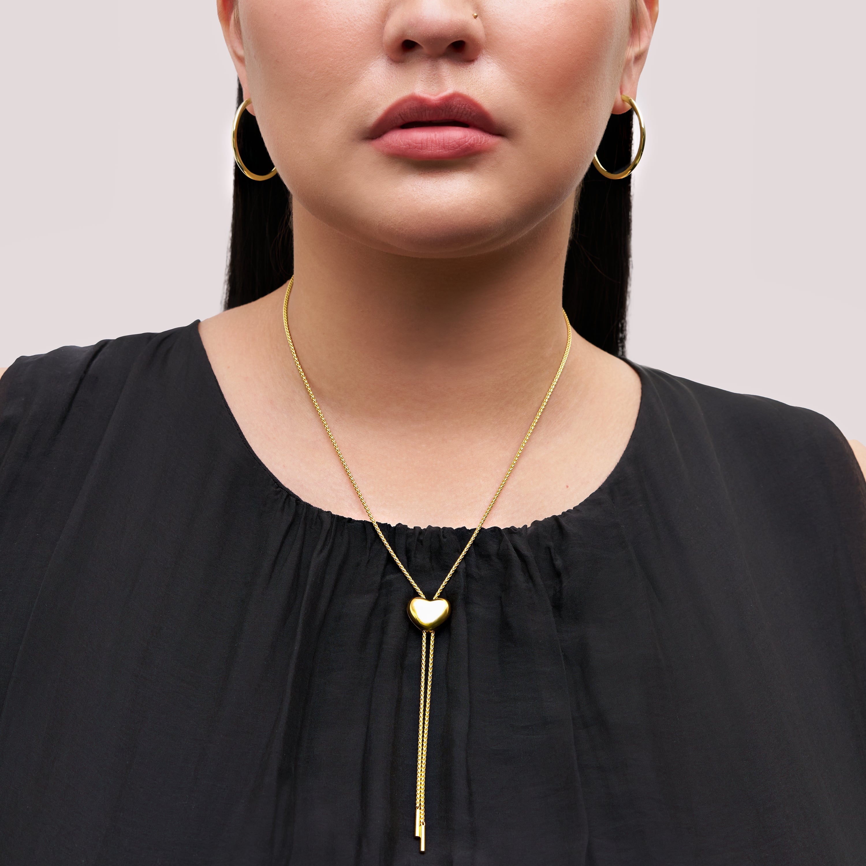 Puffy Heart Bolo Tie - Image 4