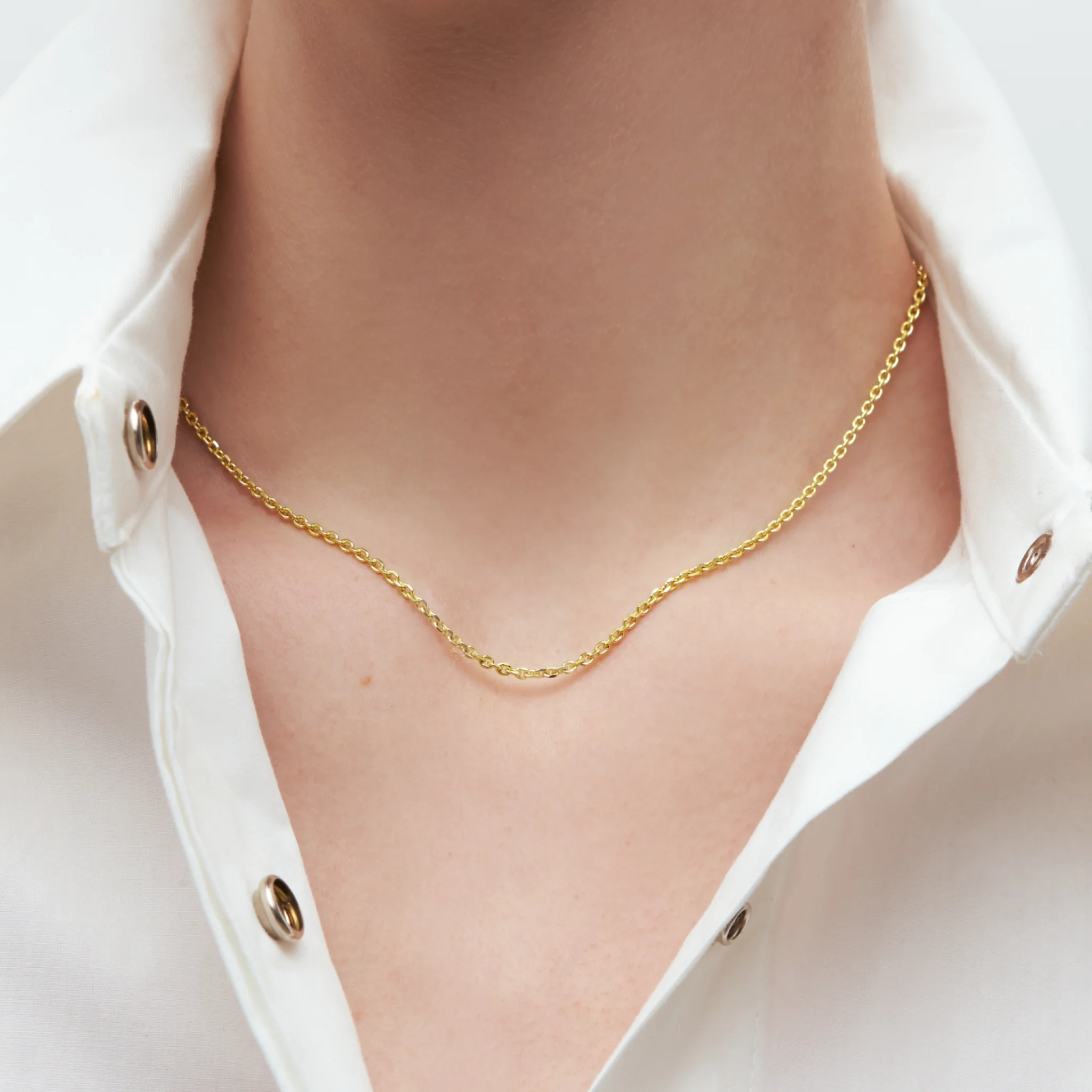 Rolo Slider Chain Necklace - Image 5