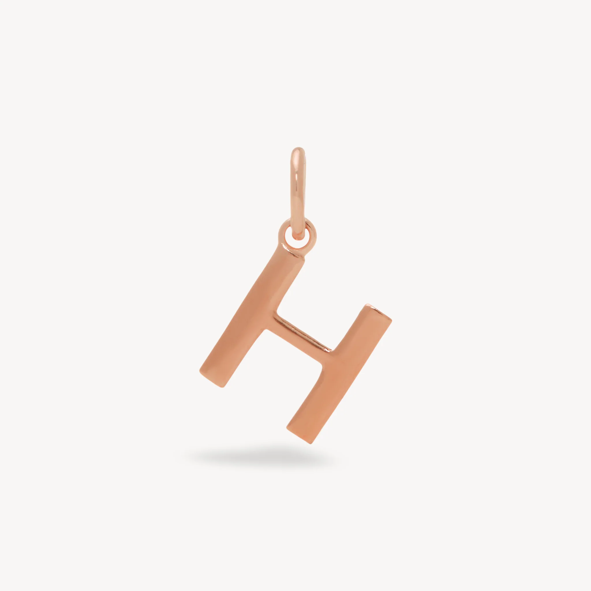14k Rose Gold Vermeil Letter Charm - Image 11