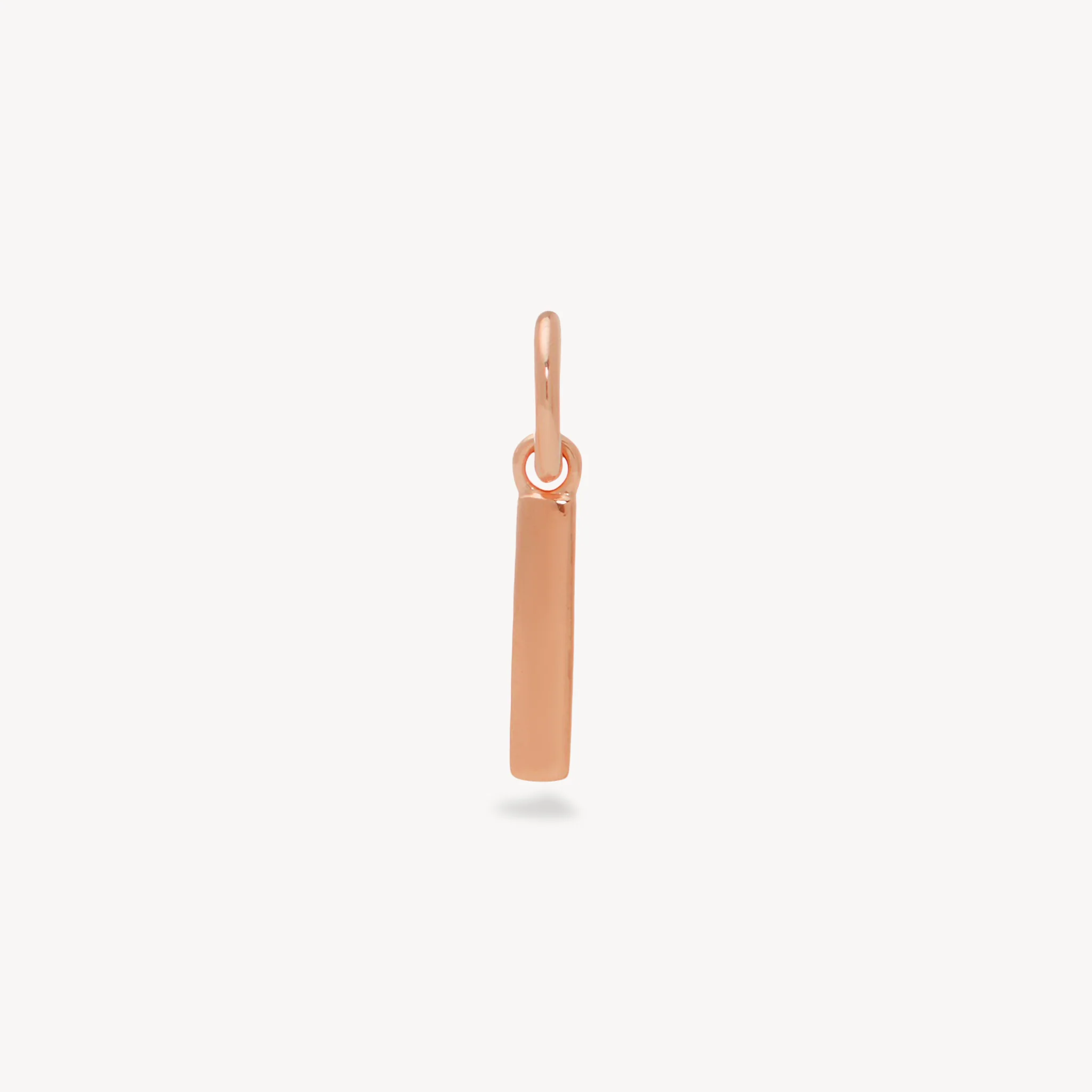 14k Rose Gold Vermeil Letter Charm - Image 12