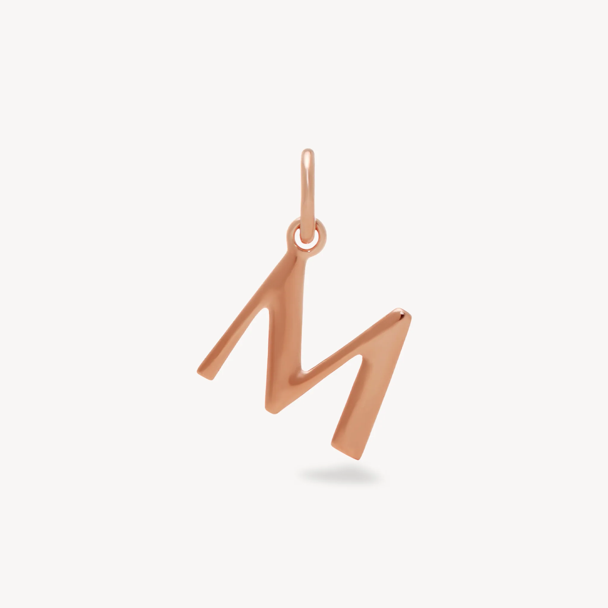 14k Rose Gold Vermeil Letter Charm - Image 16