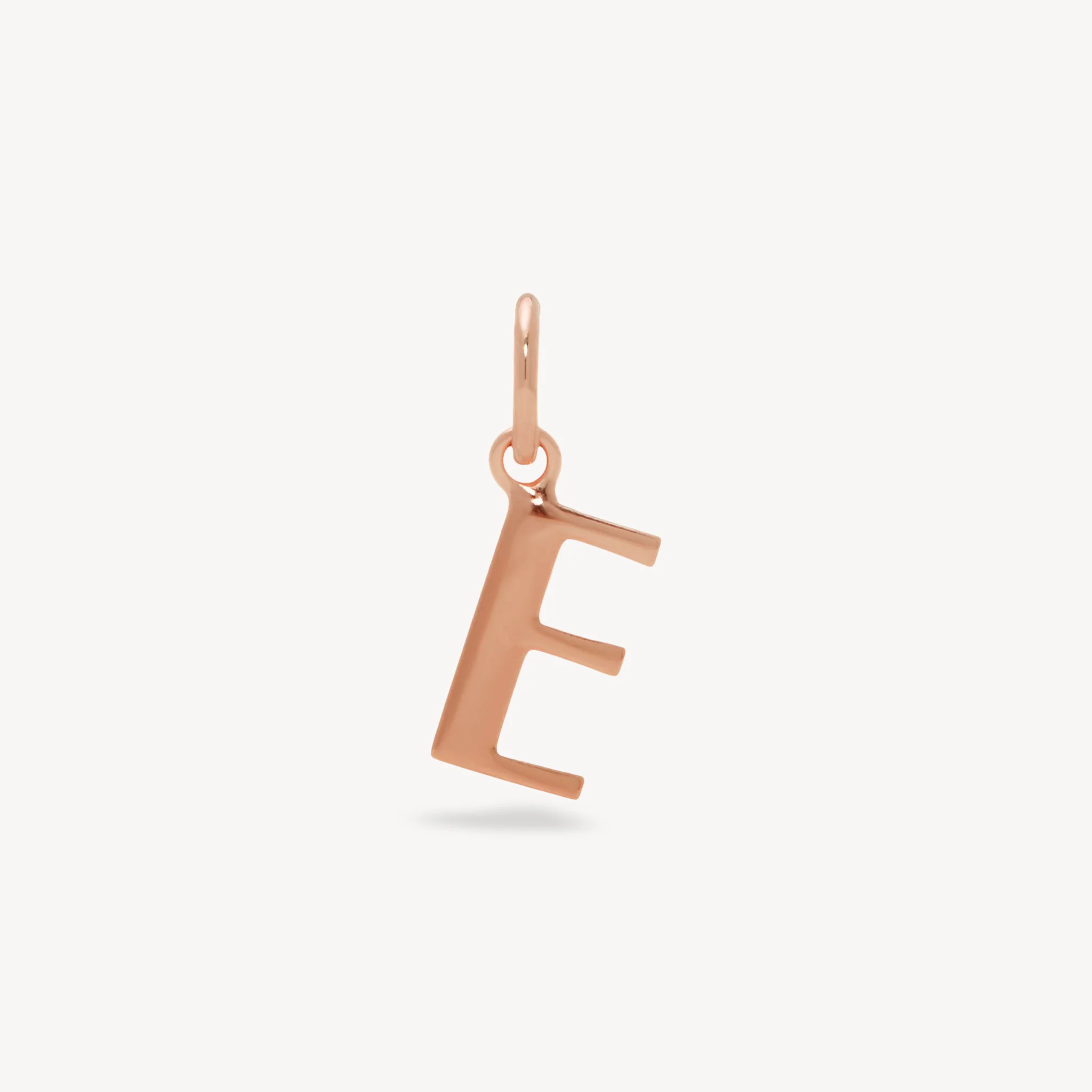 14k Rose Gold Vermeil Letter Charm - Image 8