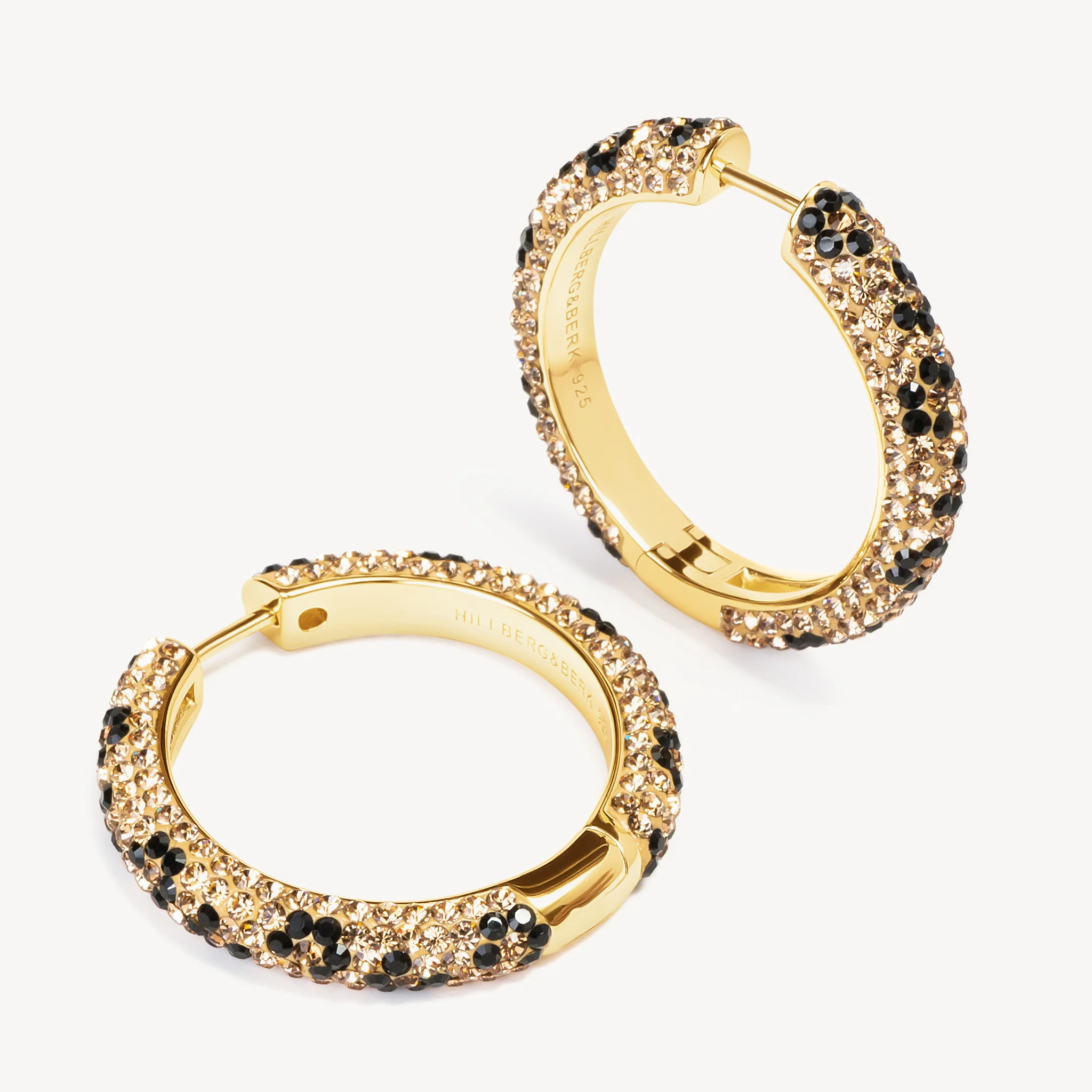 Large Sparkle Hoop Earrings - Image 10