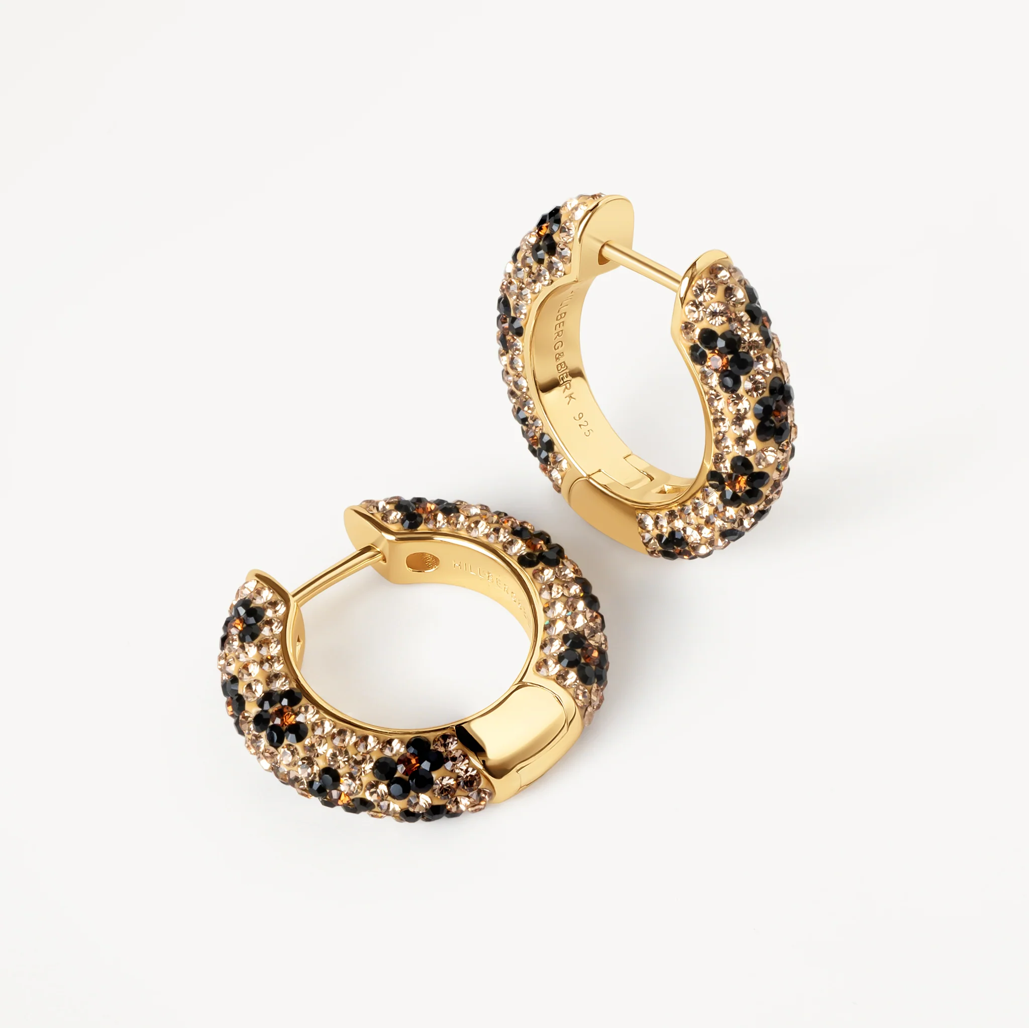 Medium Sparkle Hoop Earrings - Image 12